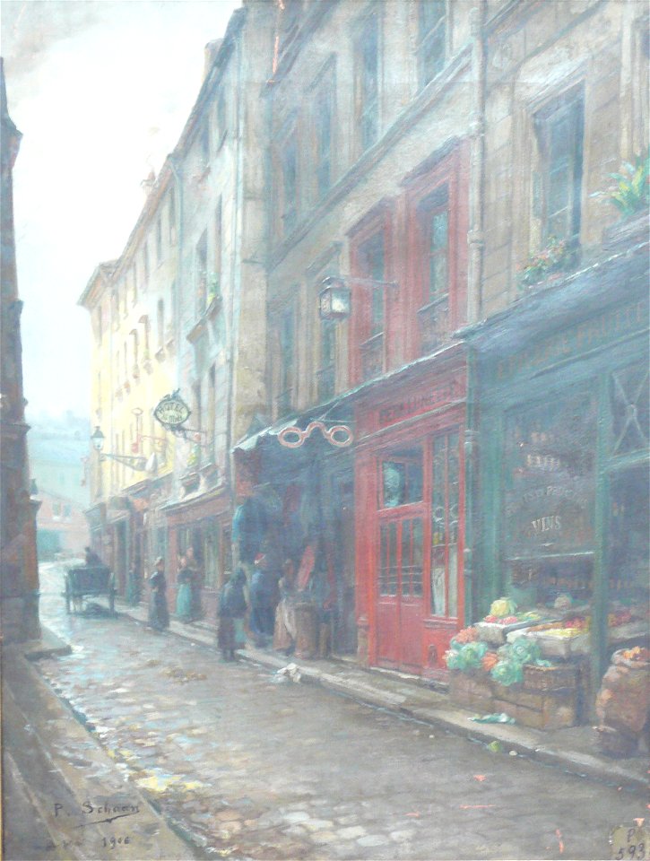Rue des Anglais, Paul Schaan, 1906