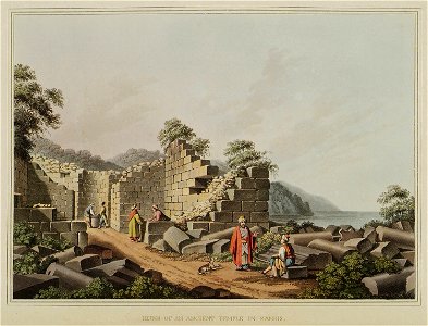 Ruins of an ancient temple in Samos - Mayer Luigi - 1810
