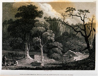 Ruins of a Greek Chapel and Monastery, upon the South Coast of the Crimea, near Derykêuy - Clarke Edward Daniel - 1810