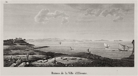 Ruines de la ville d'Eleonte - Choiseul-gouffier Gabriel Florent Auguste De - 1822
