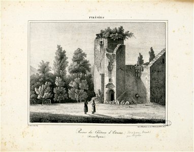 Ruines du Château d'Orsisas (Arcizans-Avant) (Hautes Pyrénées) - 1827 - Fonds Ancely - B315556101 A GELIBERT 1 015