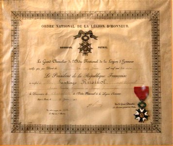 Rusiñol Ordre Cavaller Legio Francesa 3616