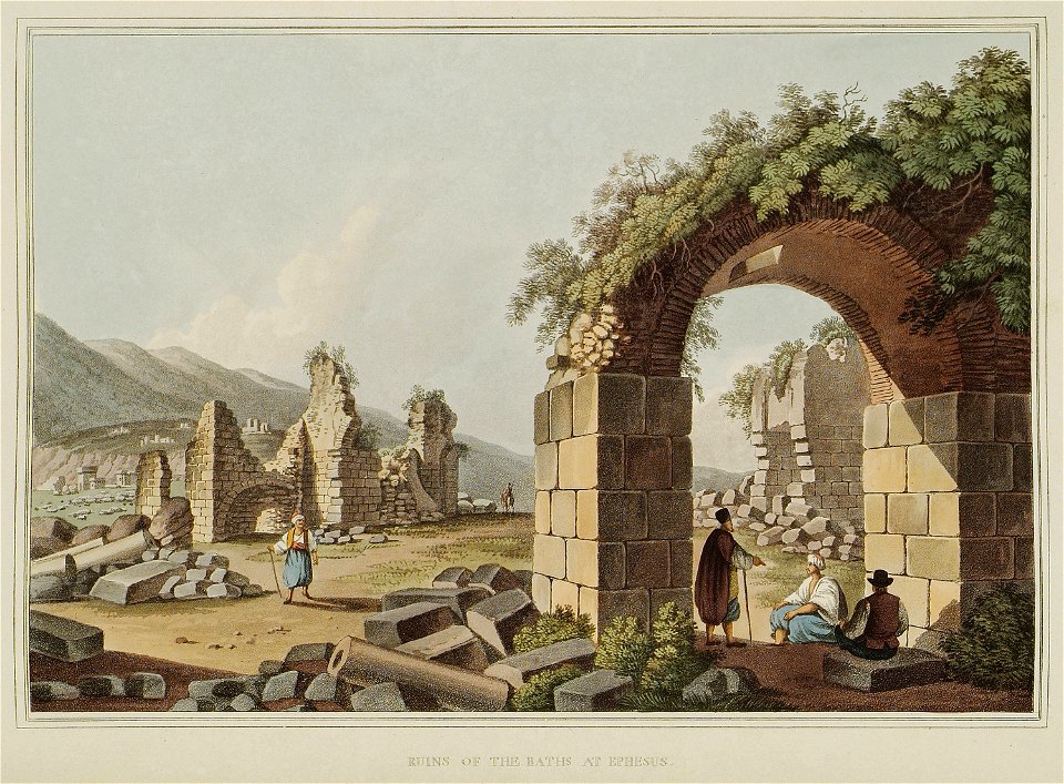 Ruins of the baths at Ephesus - Mayer Luigi - 1810