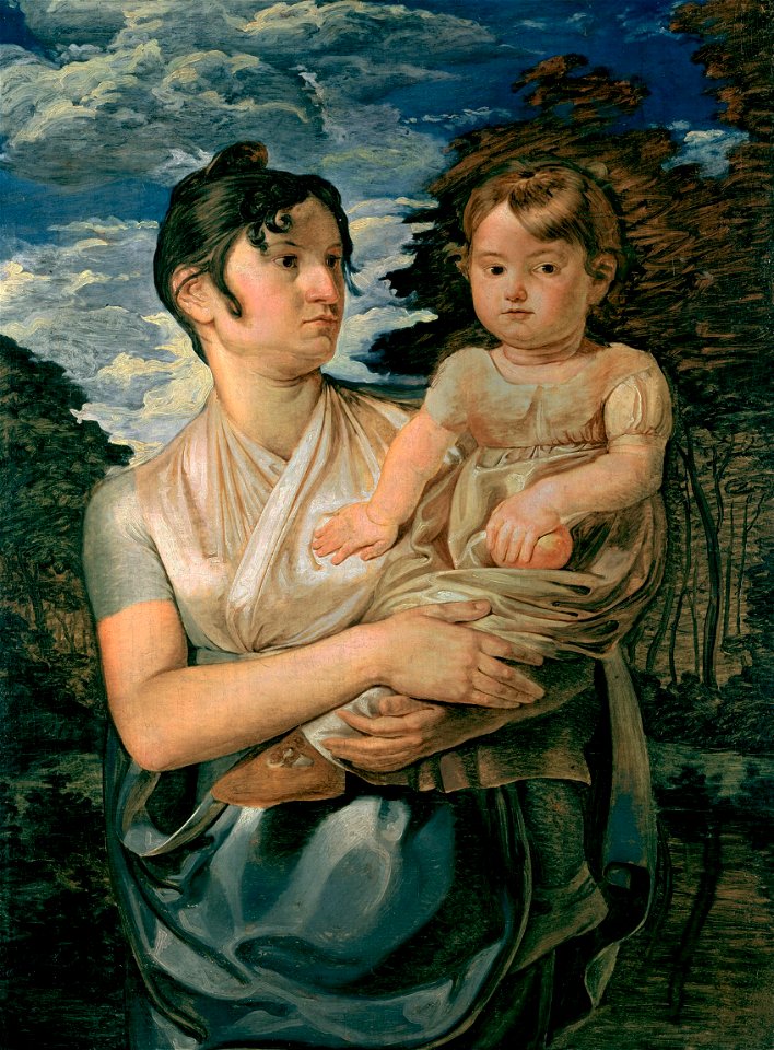 Philipp Otto Runge - Frau und Söhnchen des Künstlers - Google Art Project