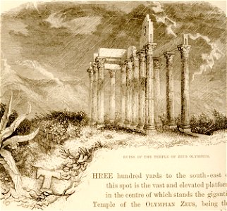 Ruins of the temple of Zeus Olympius - Wordsworth Christopher - 1882