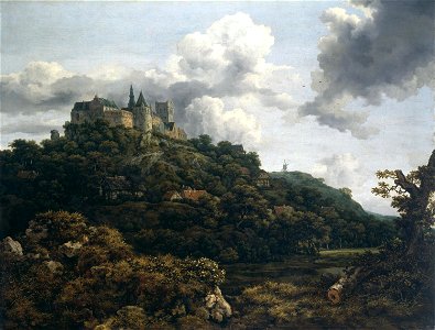 Il castello di Bentheim (Jacob Van Ruisdael)