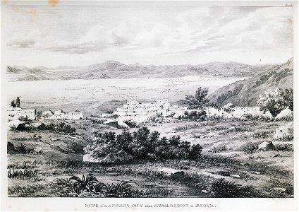 Ruins of an ancient city near Messaloggion in Aetolia - Dodwell Edward - 1834