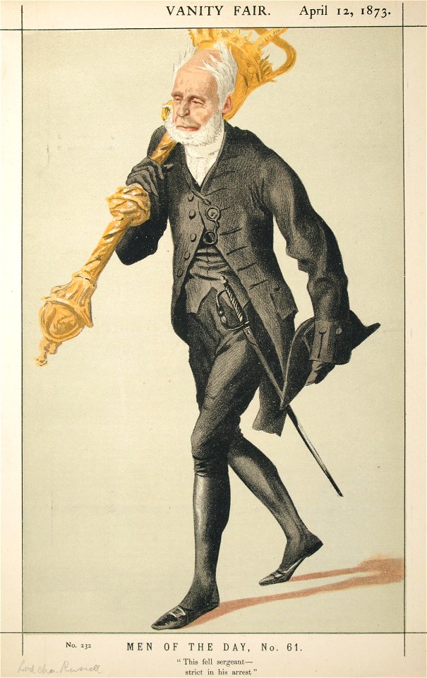 Lord Charles Russell Vanity Fair 12 April 1873