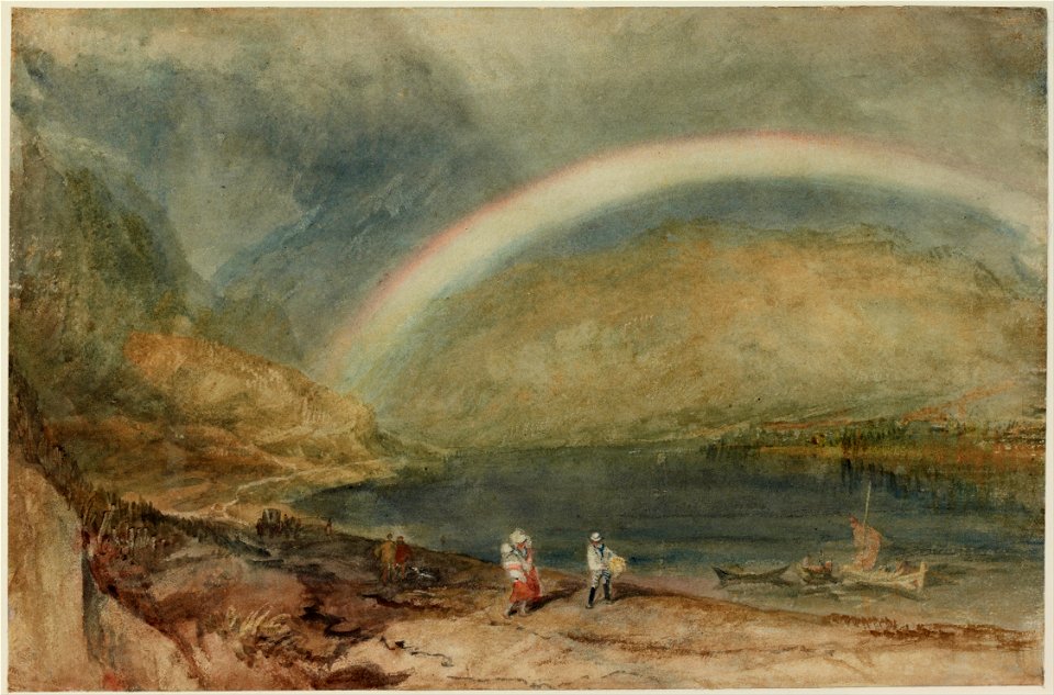 Joseph Mallord William Turner - The Rainbow- Osterspai and Filsen - Google Art Project