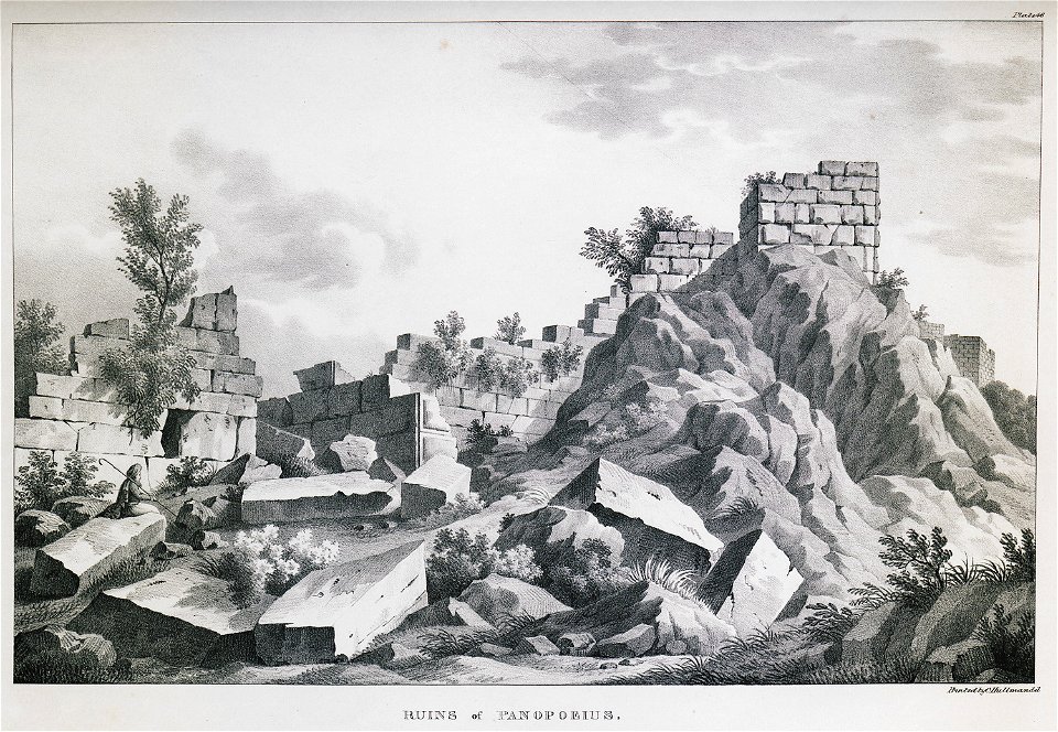 Ruins of Panopoeius - Dodwell Edward - 1834
