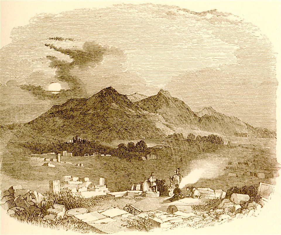 Ruins of Thespiae, from a Sketch by Daniel - Wordsworth Christopher - 1882