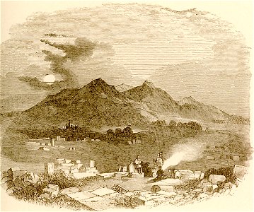 Ruins of Thespiae, from a Sketch by Daniel - Wordsworth Christopher - 1882