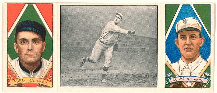 Russell Ford-James Vaughn, New York Highlanders, baseball card portrait LCCN2008678517