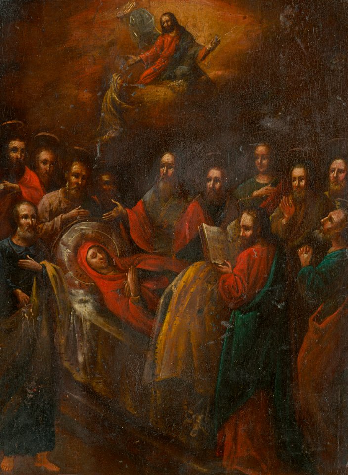 Ruský ikonopisec - Smrť Panny Márie - O 6394 - Slovak National Gallery