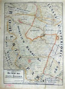 Rukopisná mapa panství Rumburku (cropped)