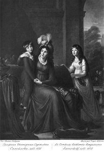RusPortraits v5-002 La Comtesse Catherine Sergueewna Samoiloff, 1763-1830. Free illustration for personal and commercial use.
