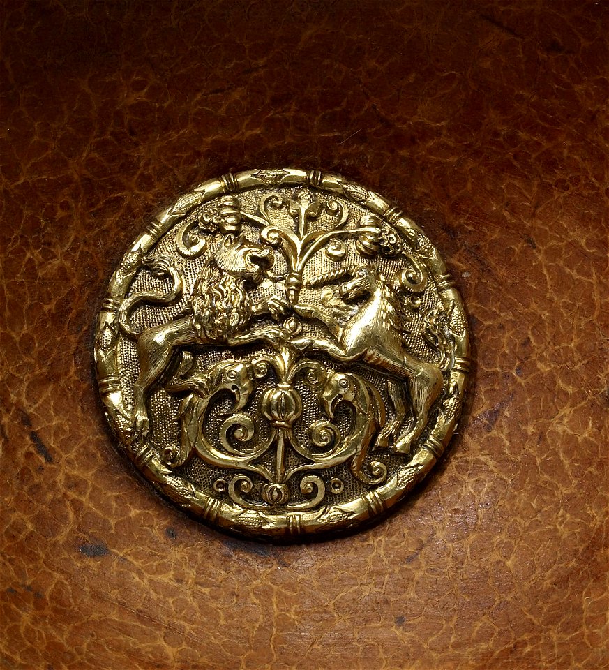 Russian - Drinking Bowl (Korchik) - Walters 57795 - Detail A