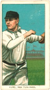 Russ Ford, New York Highlanders, baseball card portrait LCCN2008676814