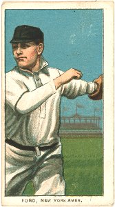 Russ Ford, New York Highlanders, baseball card portrait LCCN2008676814
