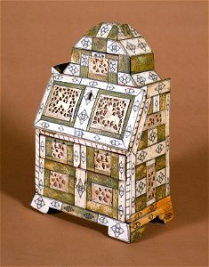 Russian - Desk with Animals and Decoration - Walters 71429 - Three Quarter