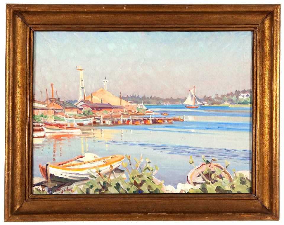 Ruokolahdesta, Painting by Ali munsterhjelm