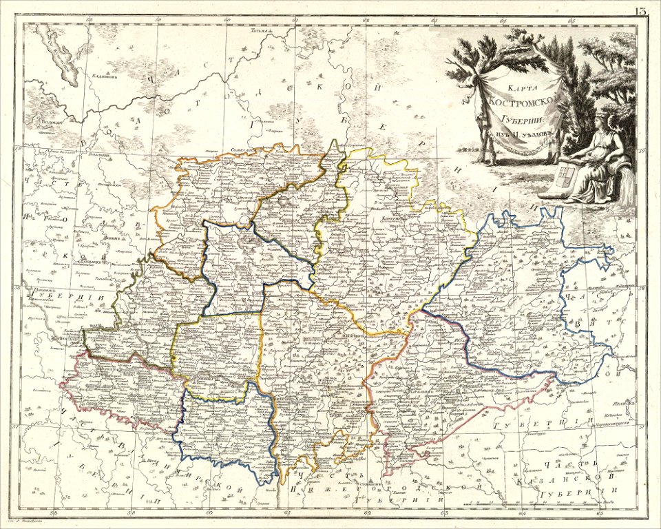 RussianEmpireMap1800-13-KostromskayaProvince