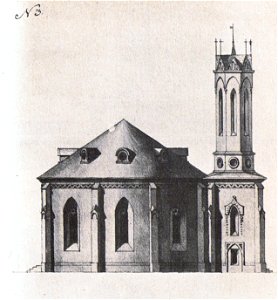 Rundbau mit Turm