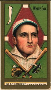 Russell A. Blackburne, Chicago White Sox, baseball card portrait LCCN2008677430