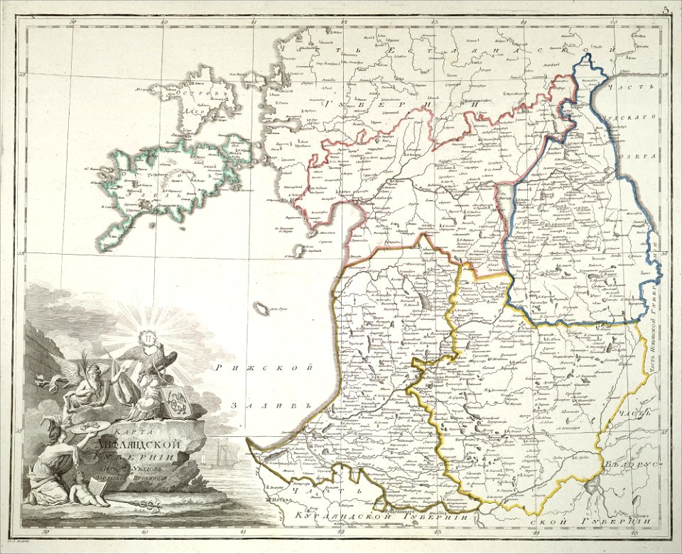 RussianEmpireMap1800-05-LiflyandskayaProvince
