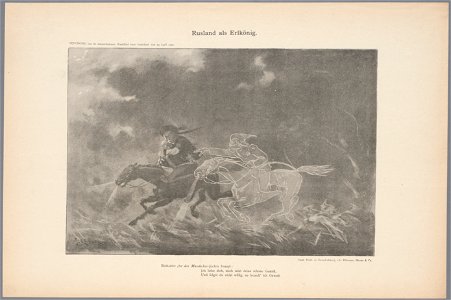 Rusland als Erlkönig, objectnr A 16472