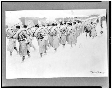 Russian infantry going to the front LCCN93505165