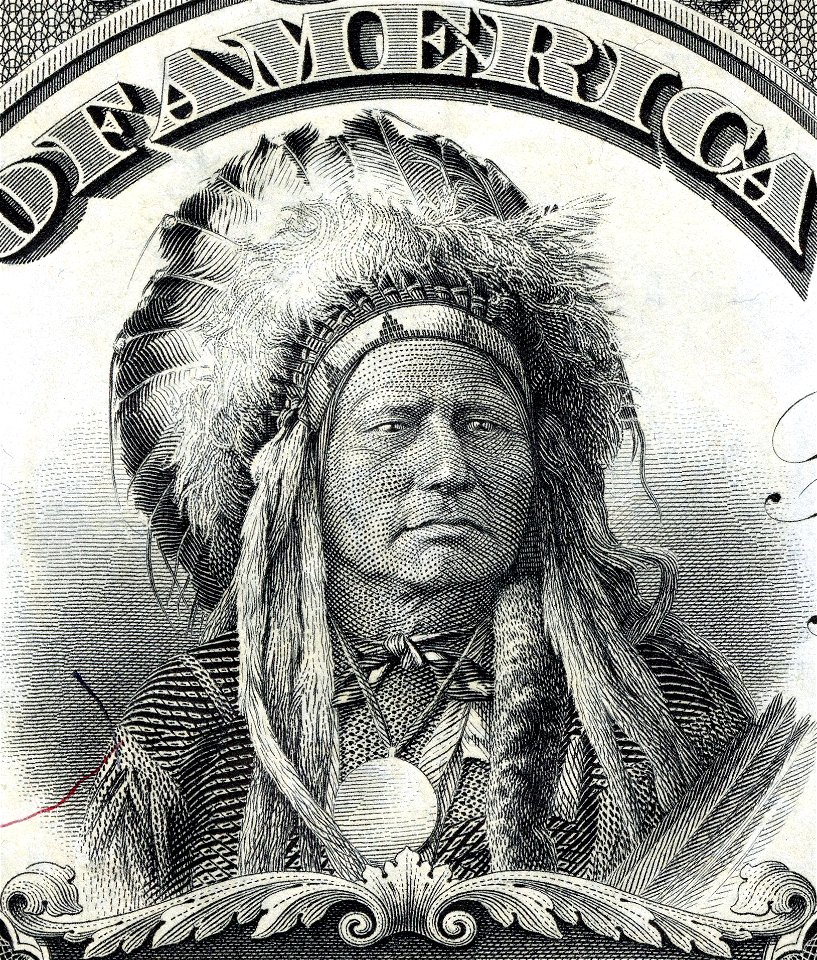 Running Antelope (Engraved Portrait)
