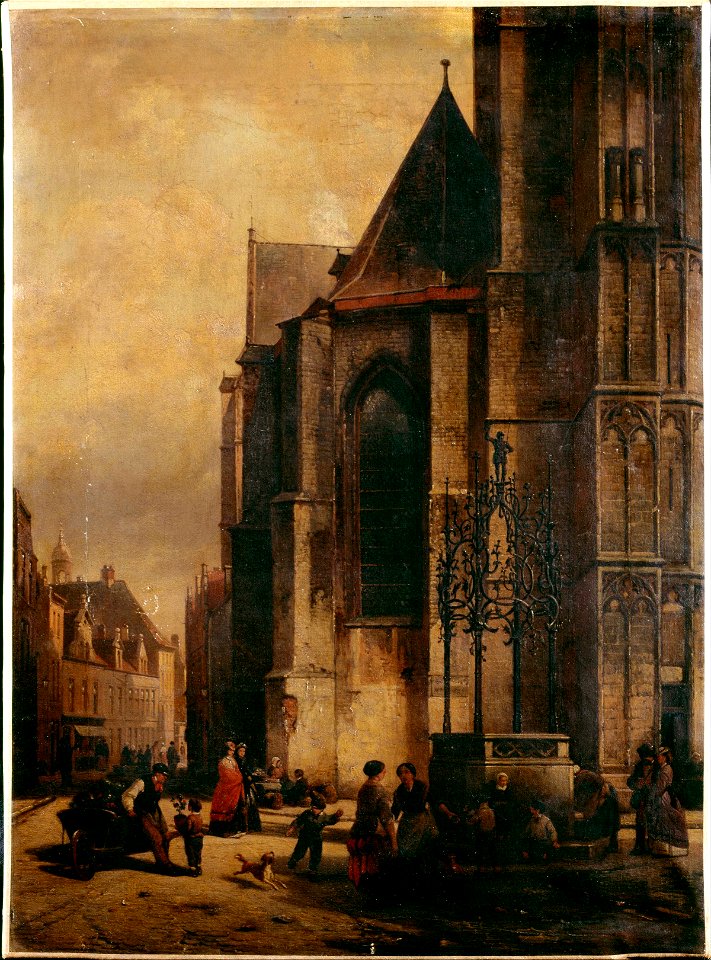 Ruyten, Jan Michiel - The 'Metsys Well' at Antwerp - Google Art Project