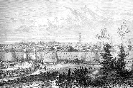 Russians entering khiva 1873 (cropped)
