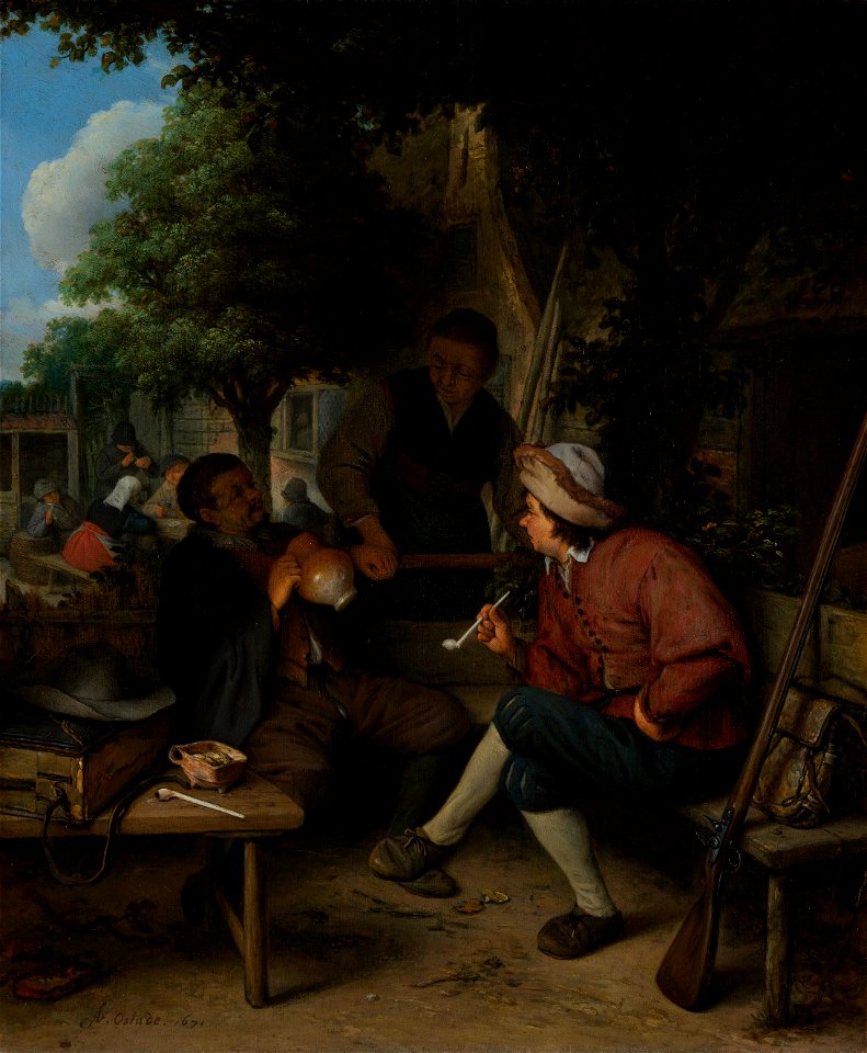 Rustende reizigers Rijksmuseum SK-A-299