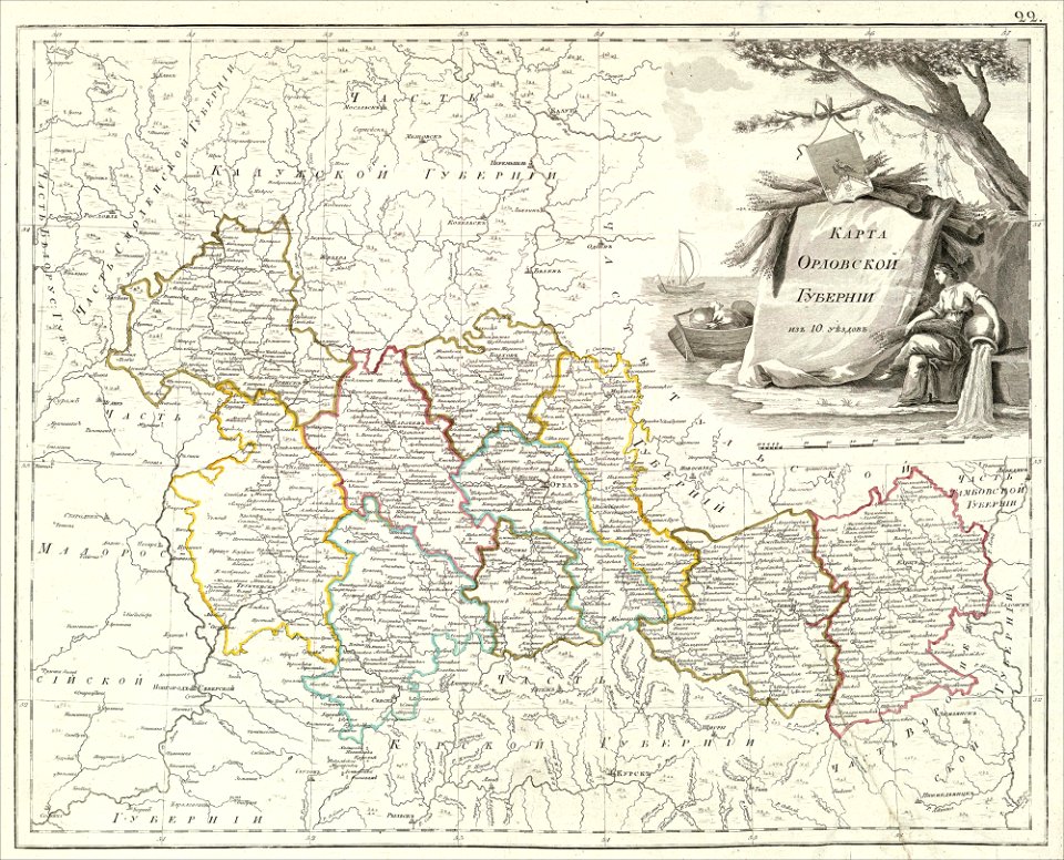 RussianEmpireMap1800-22-OrlovskayaProvince