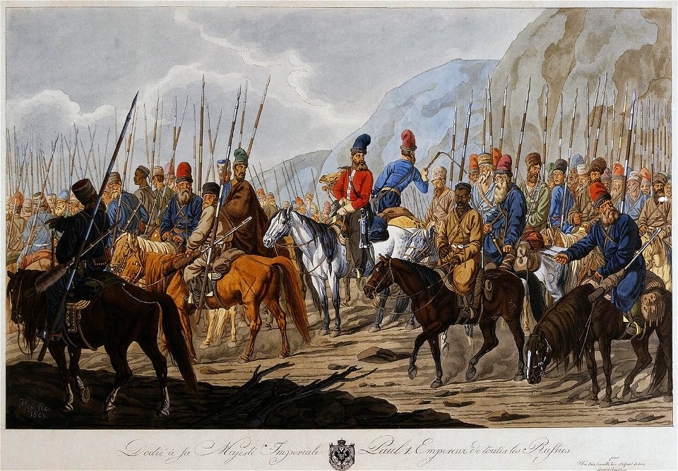 Russian-Cossacks-on-March