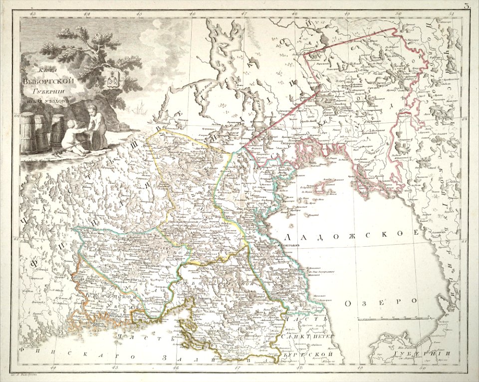 RussianEmpireMap1800-03-ViborgskayaProvince