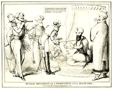 Russian diplomacy, or a negociation a la militaire (BM 1857,1222.188)