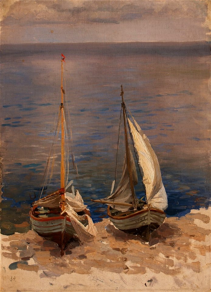 Ferdynand Ruszczyc. Dwie lodzie