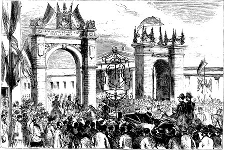 Russians' triumphal entry in Bucharest