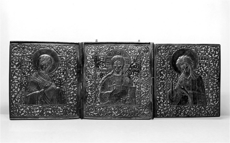 Russian - Triptych with Deesis - Walters 44375