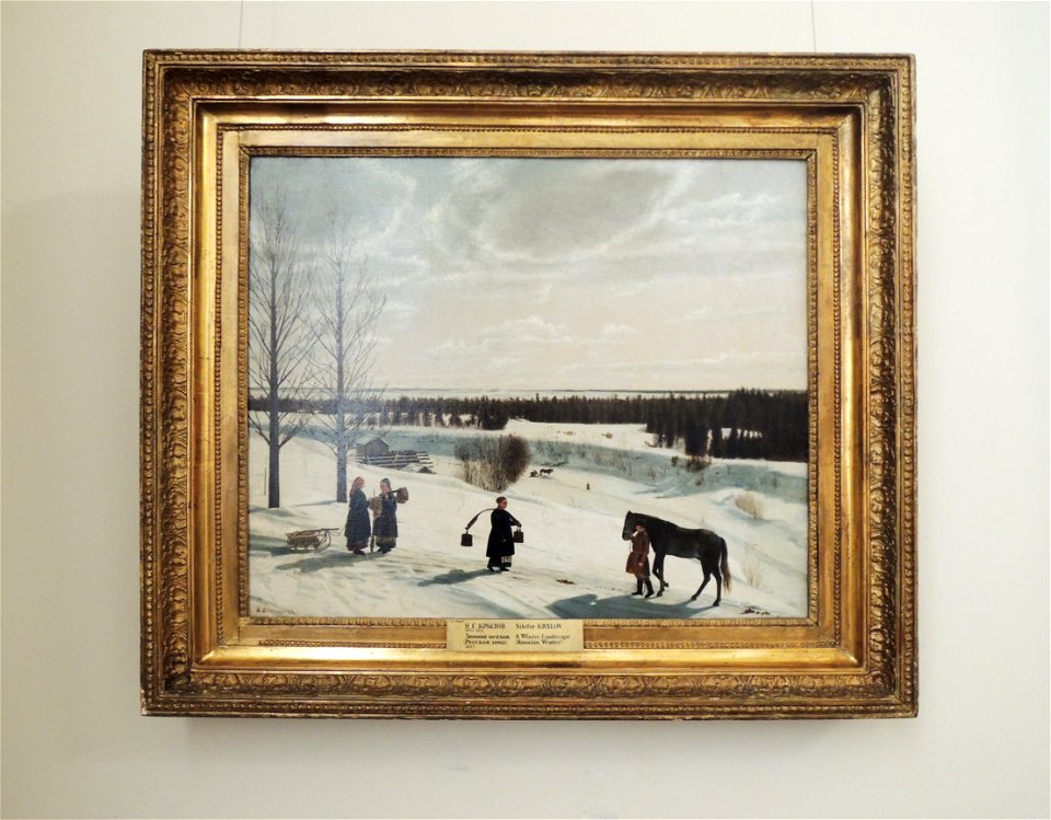 Russian Winter (Nikifor Krylov) FRAME by shakko 02