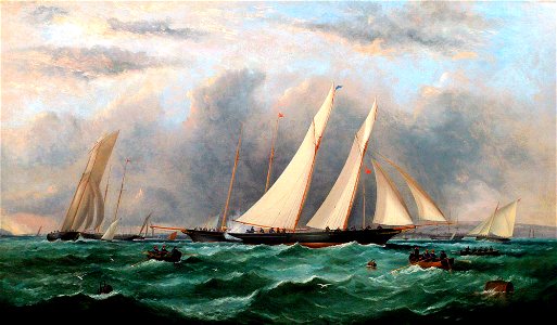 Ryde Regatta, 1864 Off the Isle of Wight, by Arthur Wellington Fowles 8237