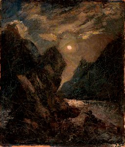 Albert Pinkham Ryder - The Lorelei (c.1896 - 1917). Free illustration for personal and commercial use.