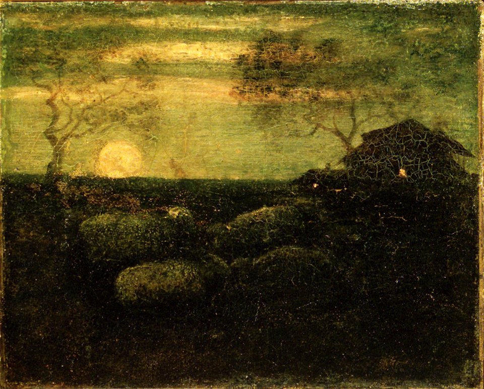 Brooklyn Museum - The Sheepfold - Albert Pinkham Ryder - overall