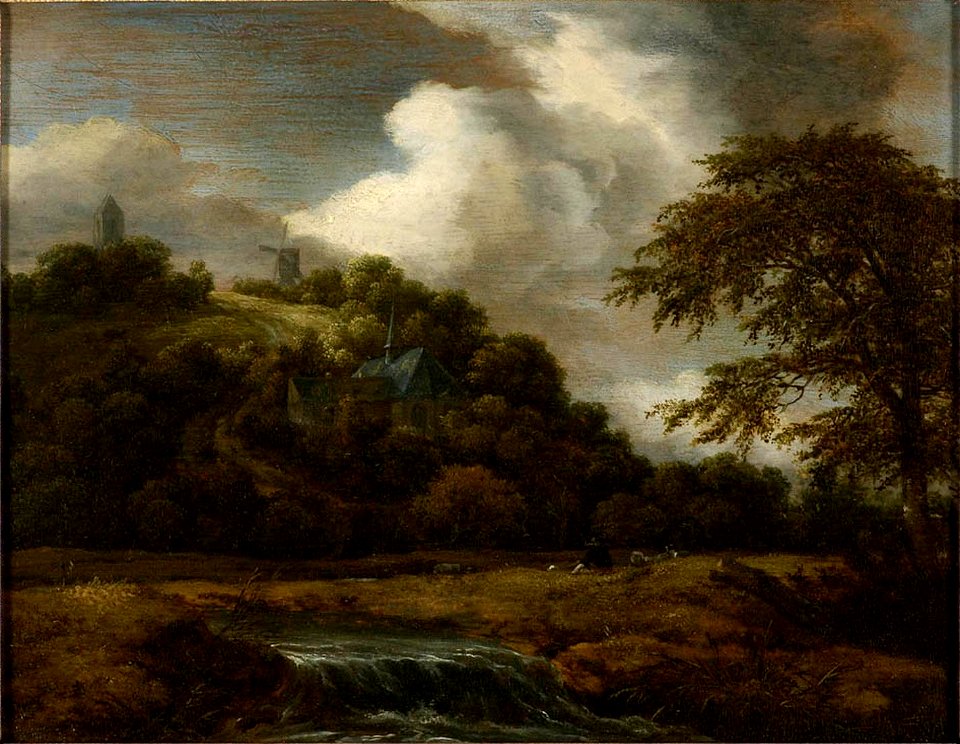 Salomon van Ruysdael (toegeschr.) - landschap