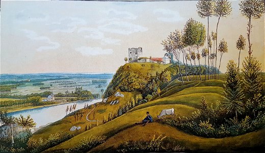 Ruïne Lichtenberg, Maastricht (Ph v Gulpen, ca 1840)