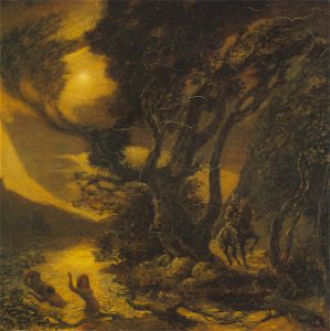 Albert Pinkham Ryder - Siegfried and the Rhine Maidens