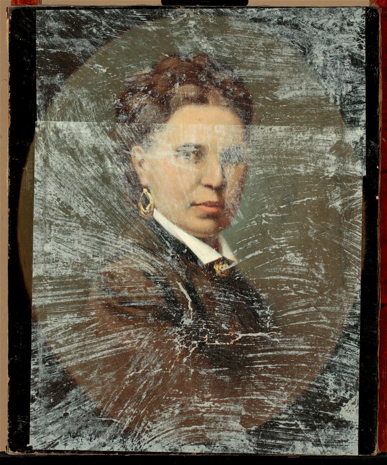 Ryszard Okniński - Portrait of Mrs. Kotarska, wife of Józef Kotarski - MP 2125 MNW - National Museum in Warsaw